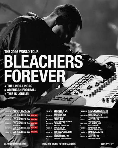 Bleachers 2026 live concert poster